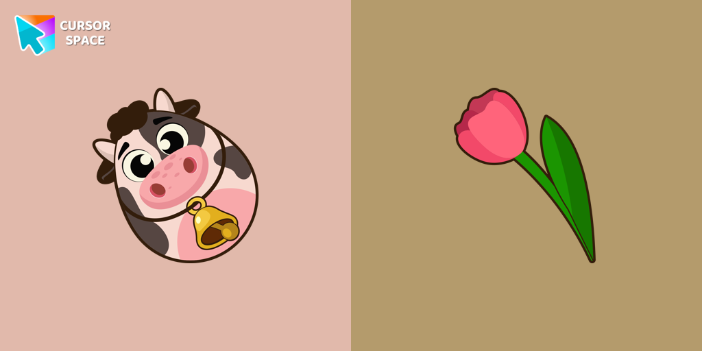 Cursor Easter Egg Cow For Chrome